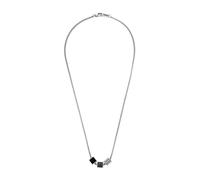 Emporio Armani Collar Para Hombre, 52,5 Cm Collar De Plata De Acero Inoxidable, EGS2383020