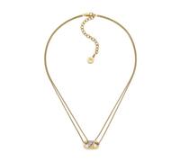 EMPORIO ARMANI Collar colgante para hombre en acero inoxidable con cierre de langosta, Oro Cosecha