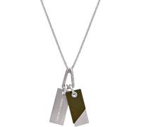Emporio Armani Collar de acero inoxidable plateado para hombre, EGS3179040, talla única, Acero inoxidable, No es una piedra preciosa
