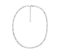 Emporio Armani Collar de acero inoxidable plateado para hombre, EGS3248040
