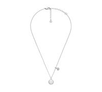 Emporio Armani Collar de acero inoxidable plateado para mujer, EGS3275040