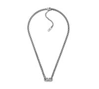 Emporio Armani Collar de cadena para hombre en acero inoxidable con cierre de langosta