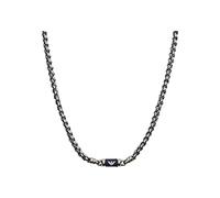 Emporio Armani Collar de cadena para hombre en acero inoxidable con cierre de langosta