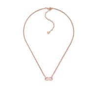 Emporio Armani Collar de latón con cierre de langosta en tono oro rosa para mujer