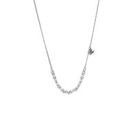 Emporio Armani Collar de plata de ley para mujer, EG3604040, Length: 350mm + 70mm, Width: 5mm, Height: 2.5mm, Plata esterlina, No es una piedra preciosa