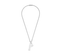 Emporio Armani Collar para Hombre en Tono Plateado, EGS3306040