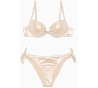 EMPORIO ARMANI Push Up Juego de Bikini, Lapislazzuli, M para Mujer
