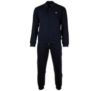 EMPORIO ARMANI Conjunto de chándal Terry con cremallera completa para hombre, color azul, talla L