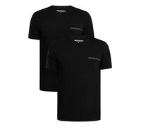 Emporio Armani Core Logoband 2-Pack T-Shirt Camiseta, Negro, XL para Hombre