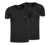 Emporio Armani Core Logoband 2-Pack T-Shirt Paquete de 2 Camisetas con Cuello en V Hombre (Pack de 2)