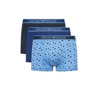 Emporio Armani Core Logoband 3-Pack Boxer Boxers, MAR/ST AZZUR/INCHIOS, S de los Hombres