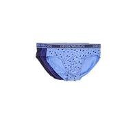 Emporio Armani Core Logoband 3-Pack Brief Bragas, MAR/ST AZZUR/INCHIOS, XL de los Hombres