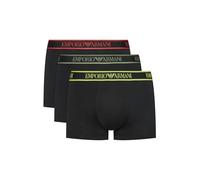 Emporio Armani Core Logoband 3-Pack Trunk Bañador, Nero/Nero/Nero, S de los Hombres