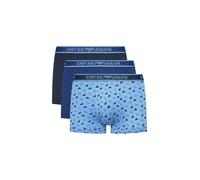 Emporio Armani Core Logoband 3-Pack Trunk Bañador, MAR/ST AZZUR/INCHIOS, M de los Hombres