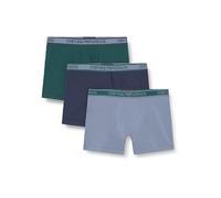 Emporio Armani Core Logoband 3-Pack Trunk Bañadores Ajustados para Hombre, Azul, XL