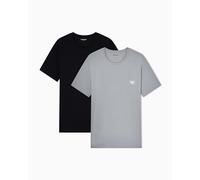 EMPORIO ARMANI Core Logoband - Camiseta de Cuello Redondo para Hombre, Color Negro, Talla XXL