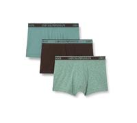 Emporio Armani Core Logoband - Paquete de 3 Calzoncillos para Hombre, Color marrón, Talla S, marrón, S