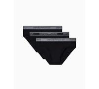 Emporio Armani Core Logoband - Paquete de 3 Calzoncillos para Hombre, Color Negro, Talla M, Negro, M