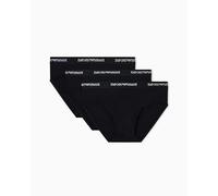 Emporio Armani Core Logoband - Paquete de 3 Calzoncillos para Hombre (Paquete de 3), Negro/Negro/Negro, S