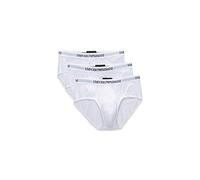 Emporio Armani Calzoncillos de algodón para Hombre, Paquete de 3 Ropa Interior, Blanco, M (Pack de 3)
