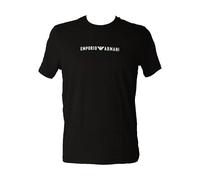 EMPORIO ARMANI Crew Neck T-Shirt Camiseta, Negro, M para Hombre