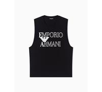 EMPORIO ARMANI Crew Neck Tank Camiseta de Tirantes, Negro, XL Hombre
