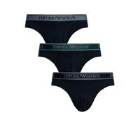 Emporio Armani de los hombres 3 Pack Briefs, Azul