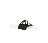 Emporio Armani de los Hombres Logo Sliders, Blanco, 44 EU