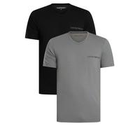 Emporio Armani Core Logoband 2-Pack T-Shirt Camiseta, Negro, S para Hombre