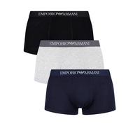 Emporio Armani de los hombres Pack de 3 calzoncillos de puro algodón, Multicolor