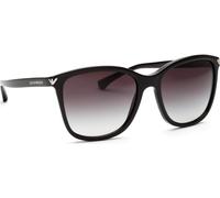 Emporio Armani Mujer EA4060 50178G Gafas de sol Acetato Negro Gris Cuadrada Normal Sombreado