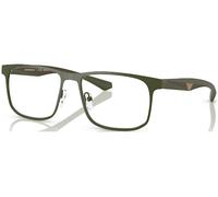 Emporio Armani Hombre EA1163 3388 Monturas ópticas Metal Verde Transparente Cuadrada Normal