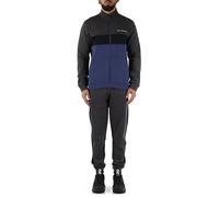 Emporio Armani EA7 Athletic Colour Block 7M000941 - Mono de mezcla de algodón de franela orgánica ASV, Asphalt, M