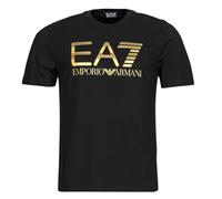 Emporio Armani EA7 Camiseta TRAIN LOGO SERIES M TEE BIG LOGO SS - TRAIN LOGO SERIES M TEE BI in Negro EU M