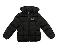Emporio Armani EA7 - Chaqueta para niña con capucha extraíble, modelo 8NFB08 FNF8Z, color negro, talla 10 años, Negro , 10 años