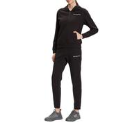 Emporio Armani EA7 - Conjunto de entrenamiento de mujer con mezcla de algodón, 7W000802, Negro , L