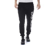 Emporio Armani EA7 de los Hombres Joggers con Logo Lateral, Negro, S