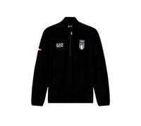 Emporio Armani EA7 Italia Team Olimpiadas 2024, forro polar técnico de esquí polar para hombre, 7M001850, Negro , M