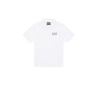 Emporio Armani EA7 Polo Core Identity Boy para niños y adolescentes, de algodón, 7B000022, Color blanco., 14 años