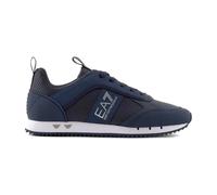 Emporio Armani EA7 - Zapatillas Azules con Logo de Águila - Shoes - Hombre - Azul - 42 2/3 EU -