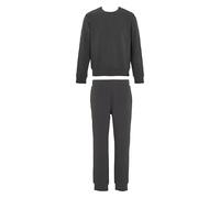 Emporio Armani Embossed Terry Tracksuit Chándal, Gris, M para Hombre