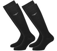 EMPORIO ARMANI EMPORIO ARMANI MAN 2PACK LONG SOCKS, MEDIAS de los hombres, Black,