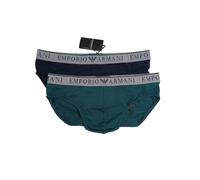 Emporio Armani Endurance 2-Pack Brief Ropa Interior, Azul, XL para Hombre