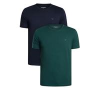 Emporio Armani Endurance 2-Pack T-Shirt Camiseta, Azul, M para Hombre