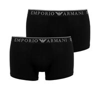 Emporio Armani Endurance 2-Pack Trunk, Bañador de los Hombres, Nero/Nero,