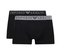 Emporio Armani Endurance 2-Pack Trunk Bañadores Ajustados para Hombre, Negro, L