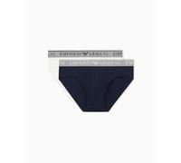 Emporio Armani Endurance - Paquete de 2 Calzoncillos para Hombre, Color Azul, Talla L, Azul, L