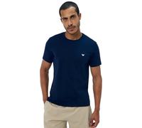 EMPORIO ARMANI Endurance - Paquete de 2 Camisetas de Cuello Redondo para Hombre, Color Azul, Talla M
