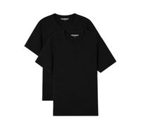 EMPORIO ARMANI Endurance - Paquete de 2 Camisetas de Cuello Redondo para Hombre, Color Negro, Talla L