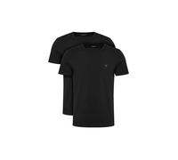 EMPORIO ARMANI Endurance - Paquete de 2 Camisetas de Cuello Redondo para Hombre, Color Negro, Talla L